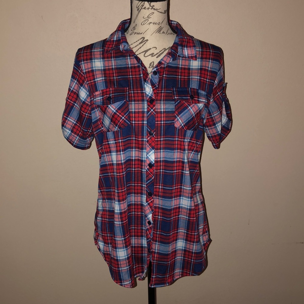 Passport Short Sleeve Button Down Shirt